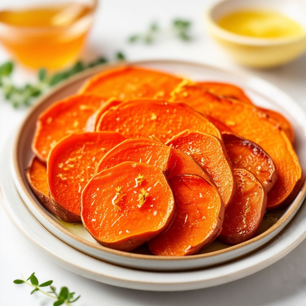Patate Dolci Arrostite con Miele e Burro