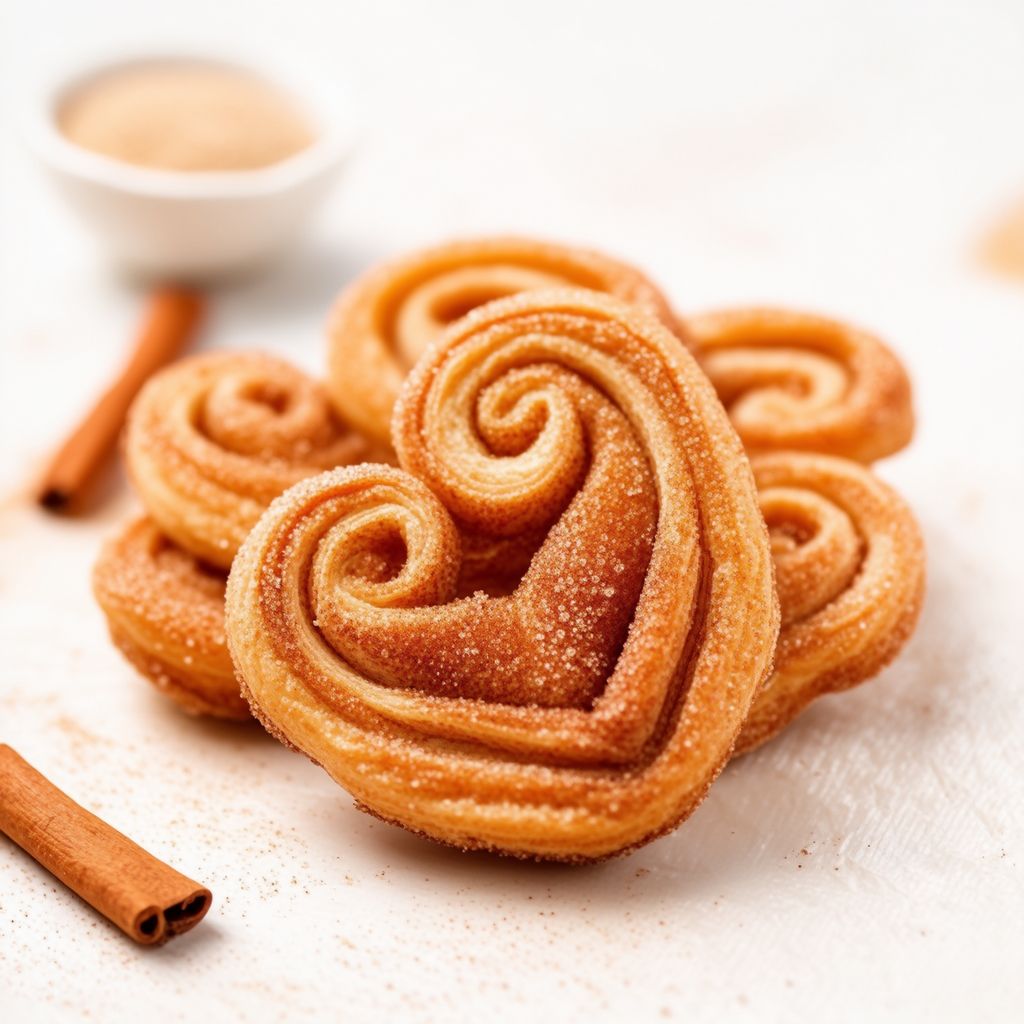 Palmiers Croccanti con Zucchero e Cannella