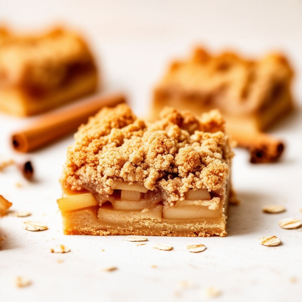 Spiced Apple Crumble Bars