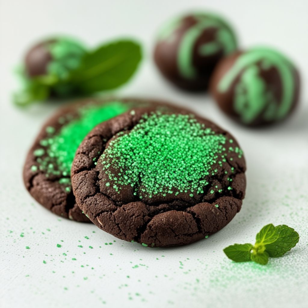 Chocolate Mint Bliss Cookies