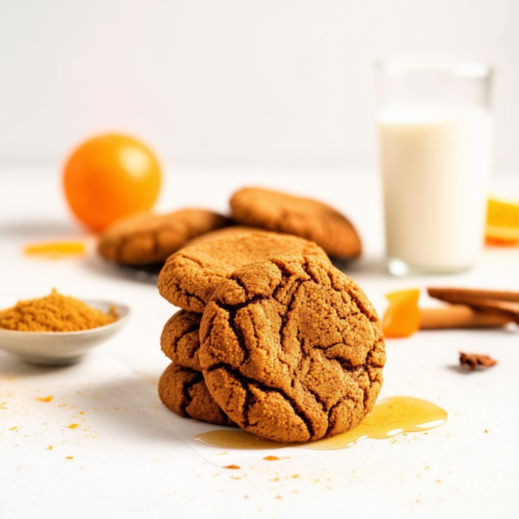 Biscotti speziati al melassa con un tocco