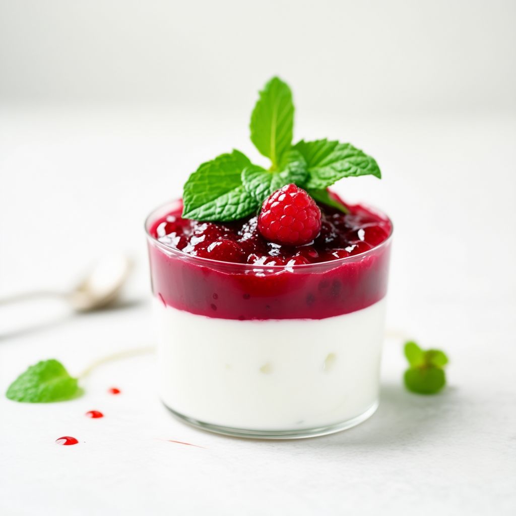 Beeren-Minze-Joghurt-Delight