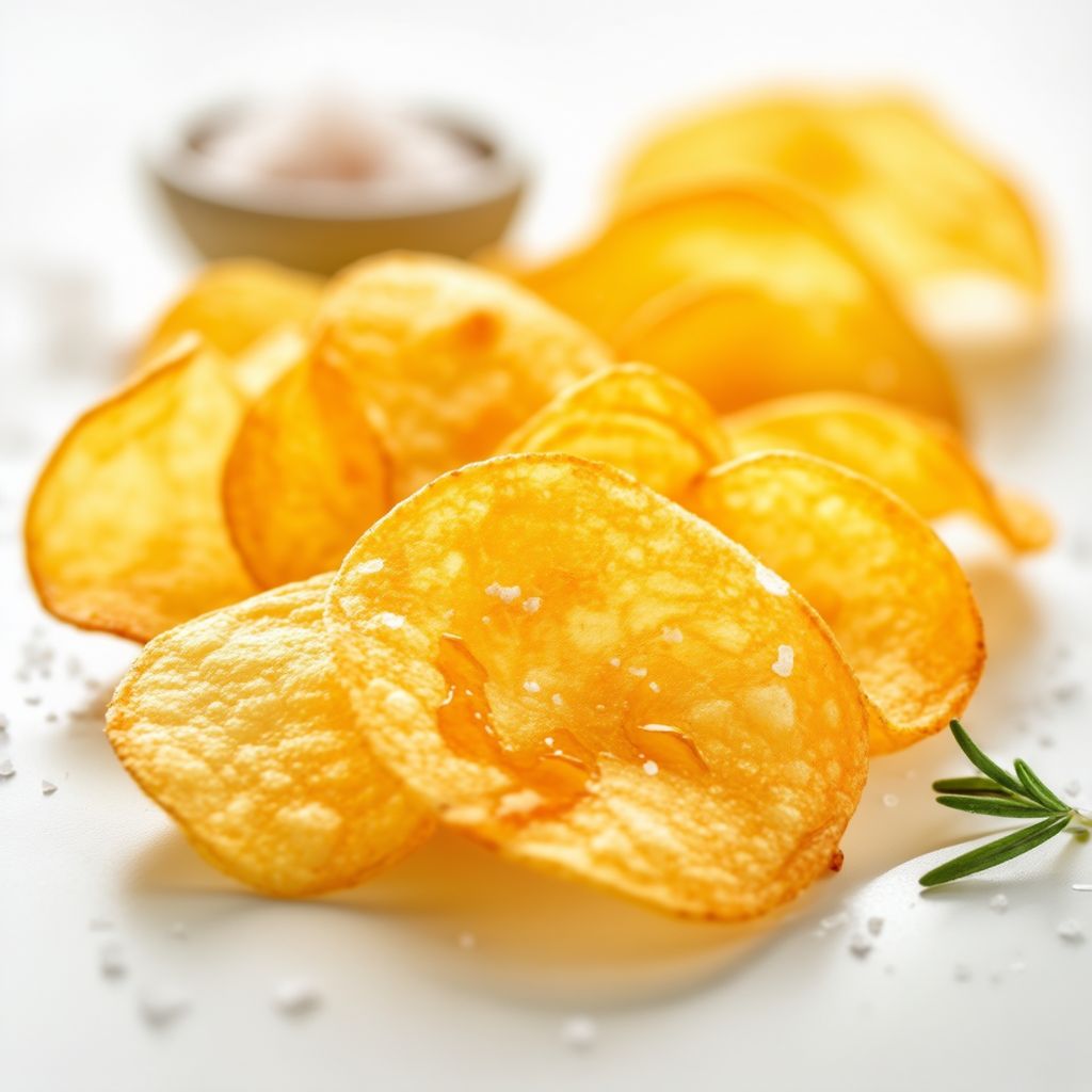 Crispy Microwave Potato Chips