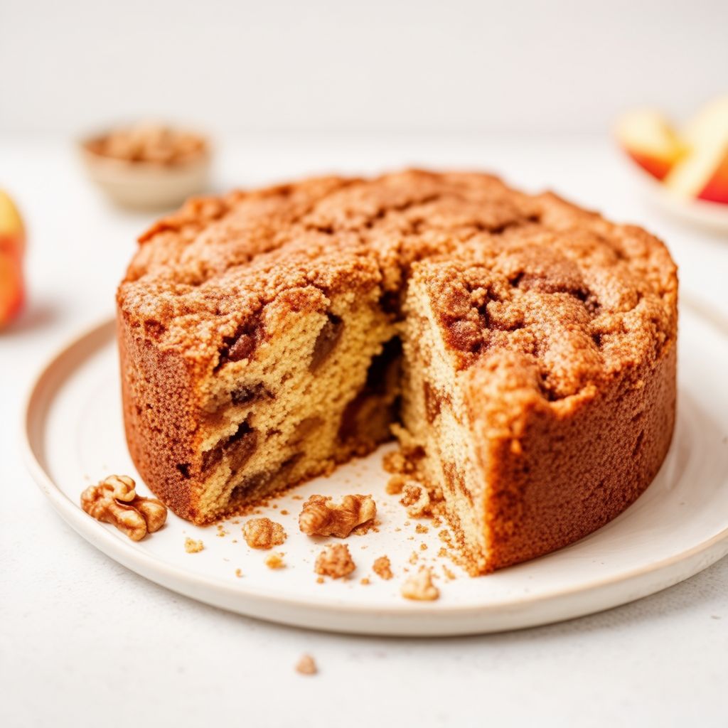 Delicious Cinnamon Fruit Coffee Cake
