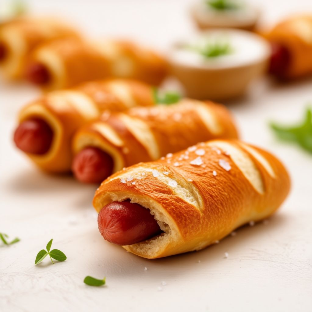 Mini Hot Dog Pretzel
