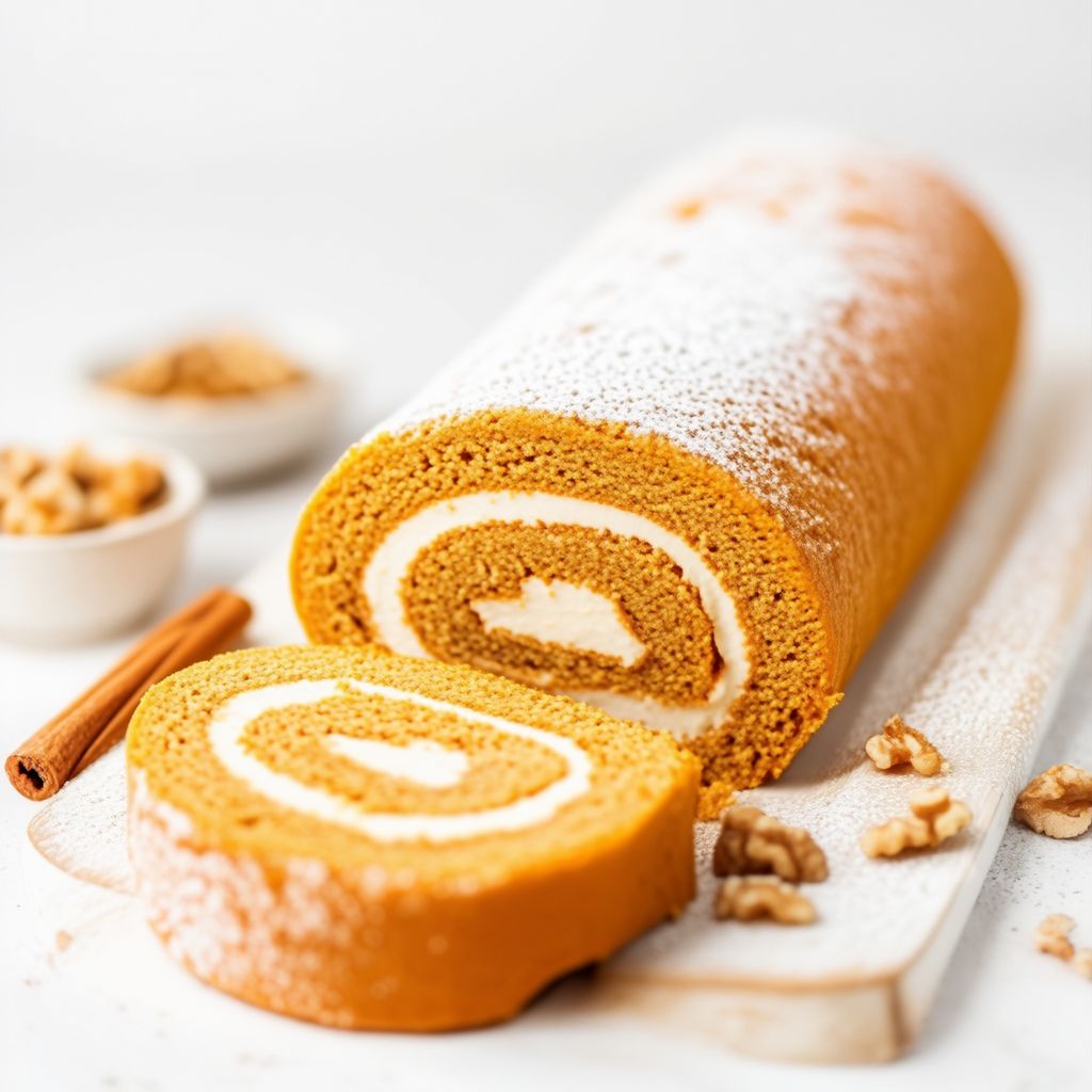Spiced Pumpkin Cream Roll