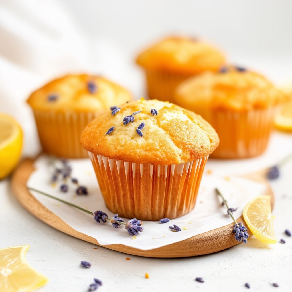 Lavender Lemon Delight Muffins