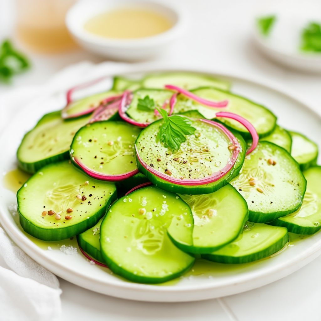 Insalata di Cetrioli Estiva e Piccante