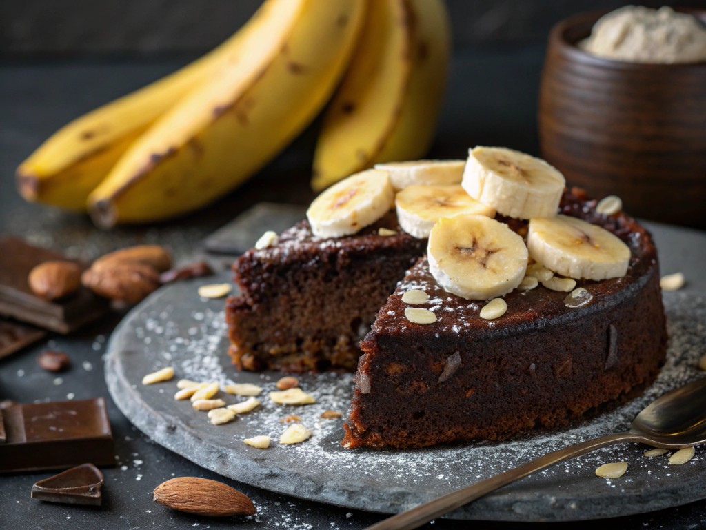 Schoko-Bananenkuchen ohne Mehl