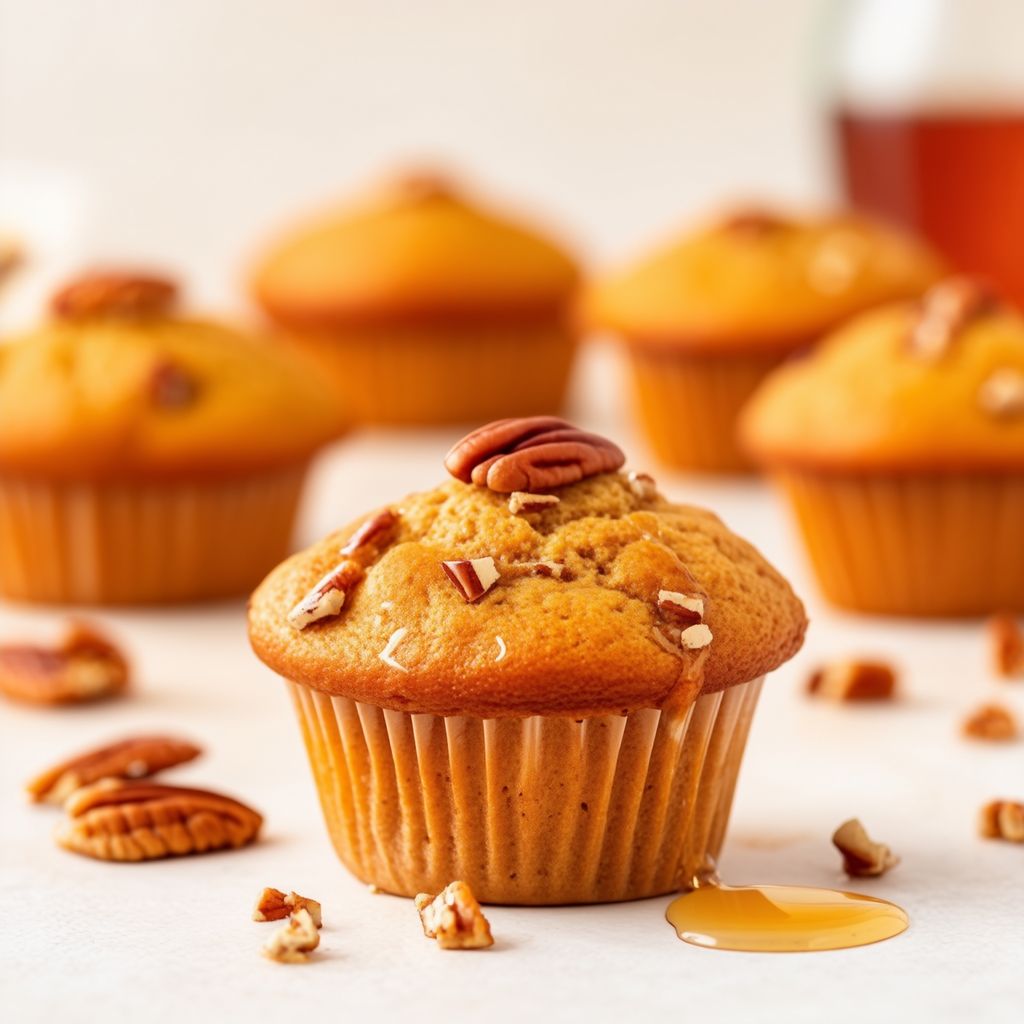 Mini Muffin di Pecan e Sciroppo d'Acero