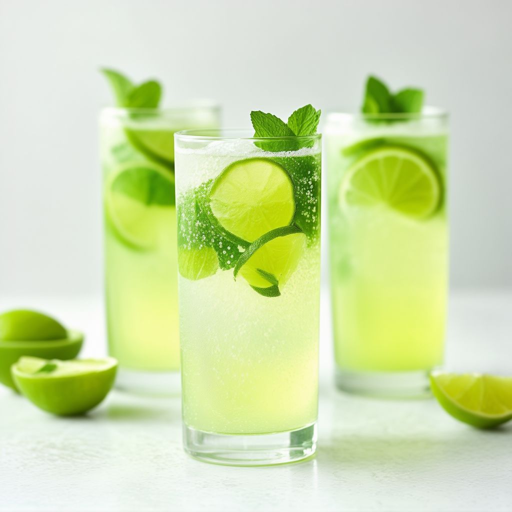 Spritzers mit würzigem Ingwer-Mojito