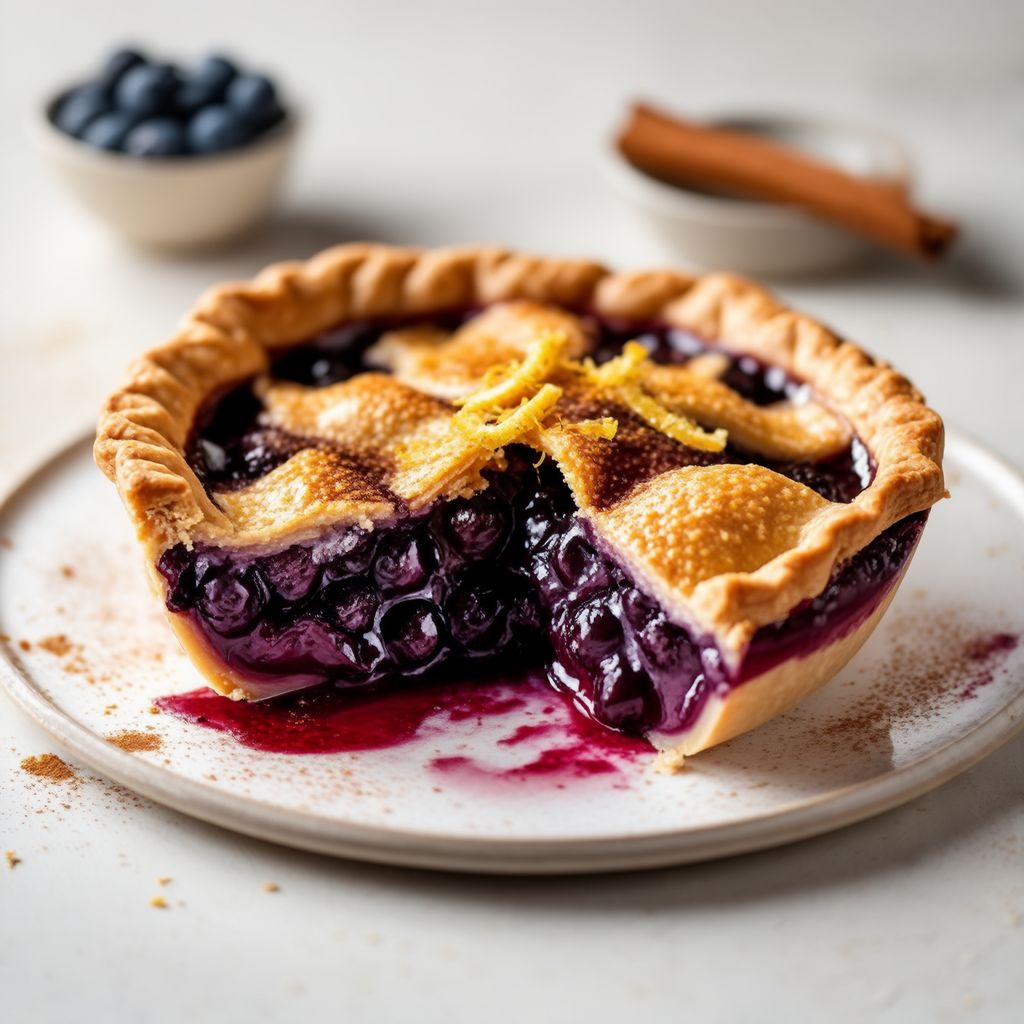 Verbesserte Heidelbeer-Pie-Delikatesse