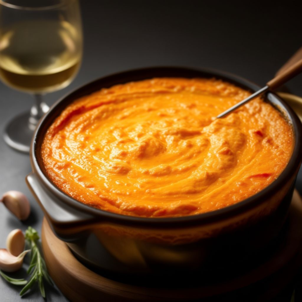 Cremiger Cheddar-Tomaten-Dip