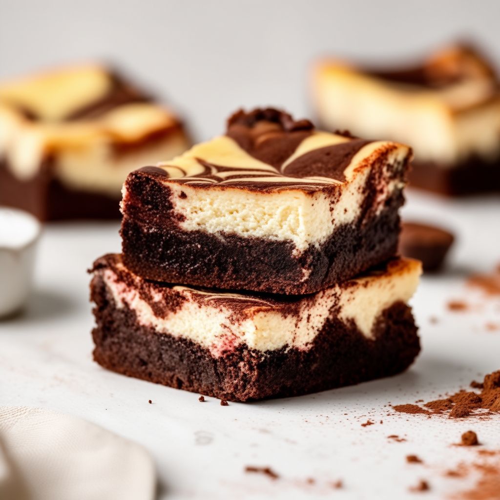 Brownies al Formaggio Cremoso Swirl