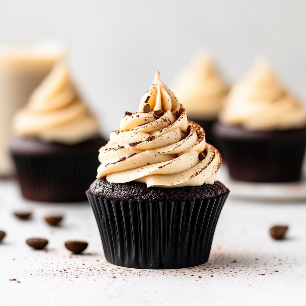 Chocolate Stout Cupcakes with Irish Cream Frosting
