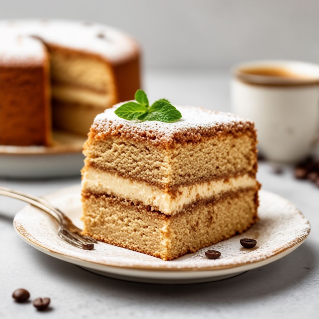 Leckere cremige Kaffeetorte