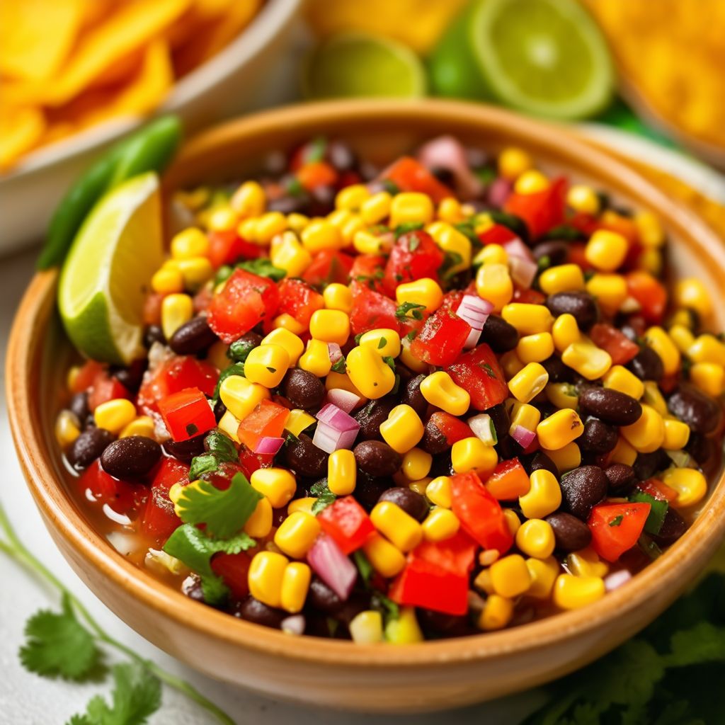 Zesty Black Bean and Corn Salsa