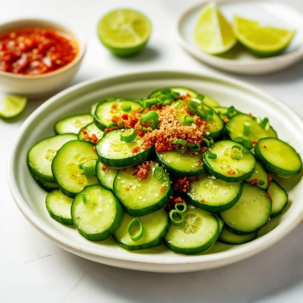 Würziger Indonesischer Gurkensalat