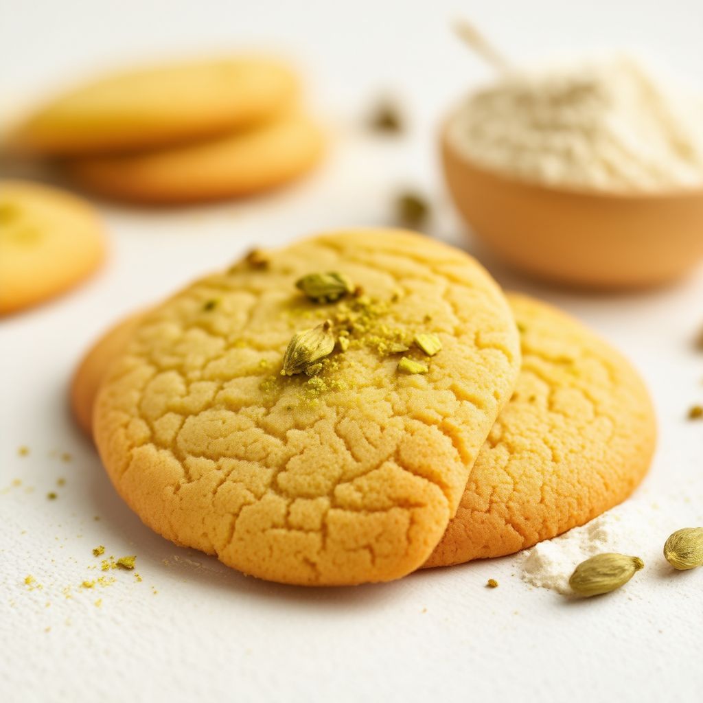 Afghan Rice Flour Butter Cookies