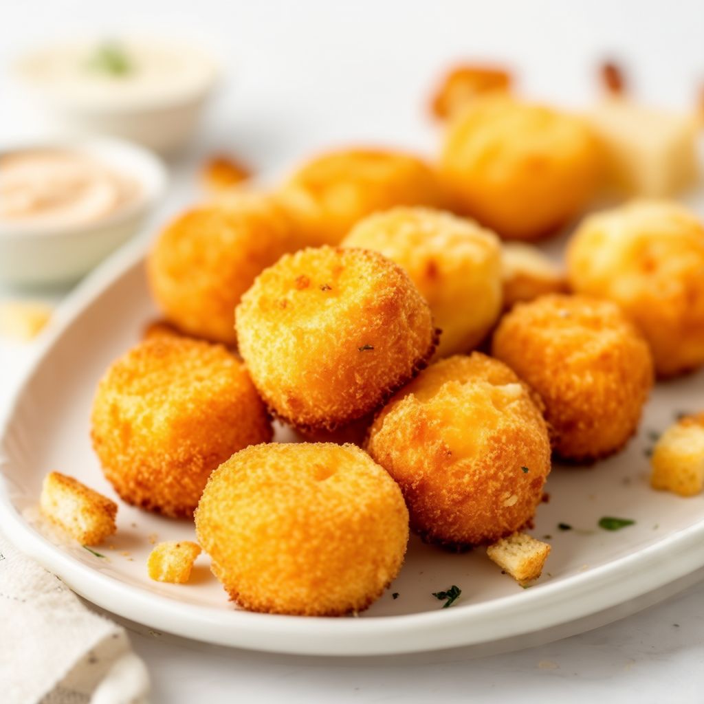 Golden Parmesan Crust Bites