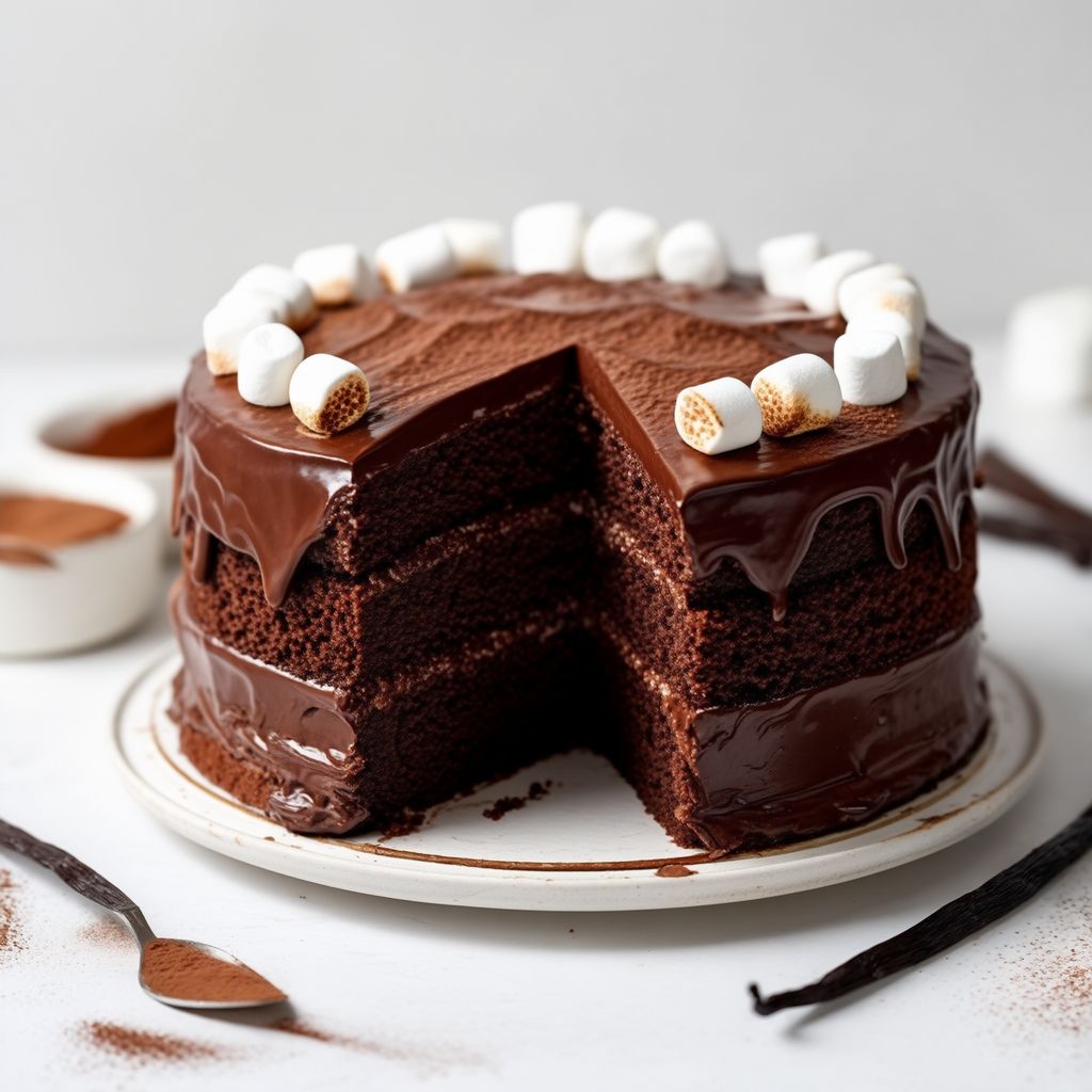 Torta di Cioccolato e Marshmallow