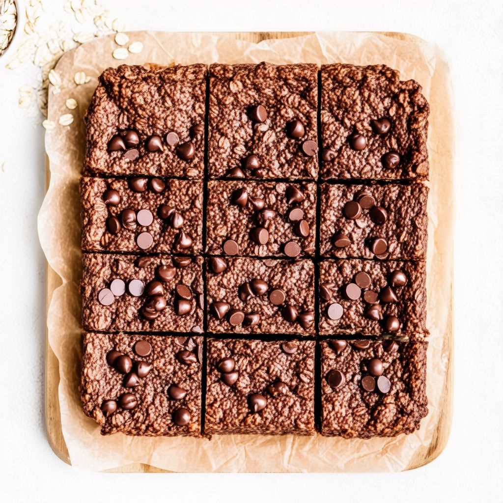 Chewy Chocolate Oat Bars