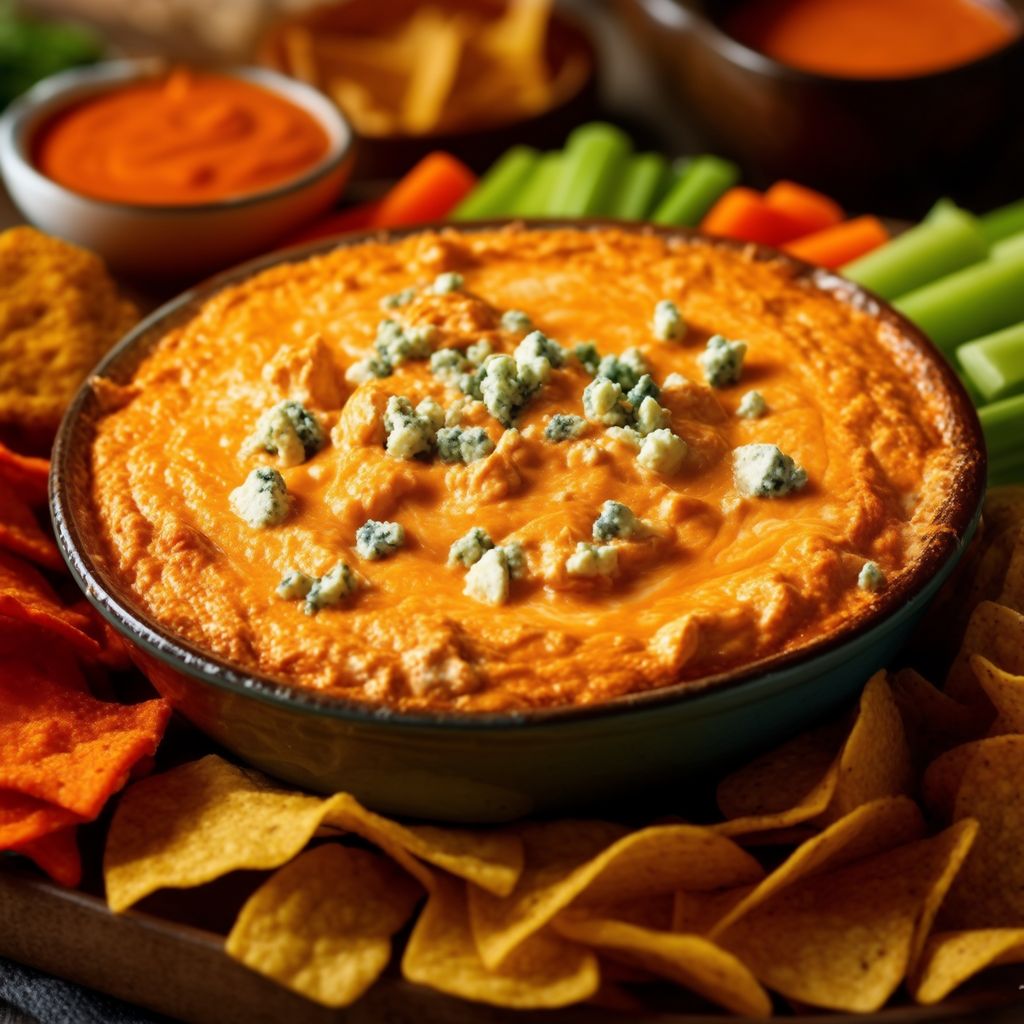 Spicy Buffalo Chicken Dip