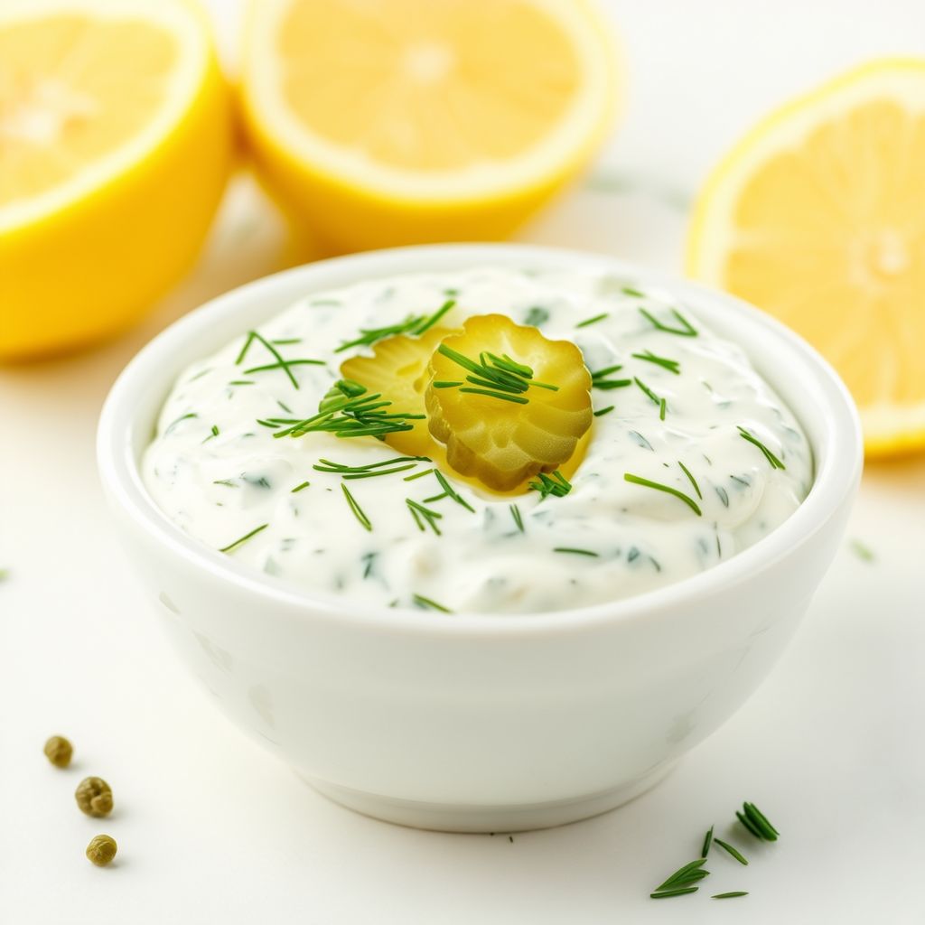 Cremige Dill- und Zitronen-Tartar-Sauce