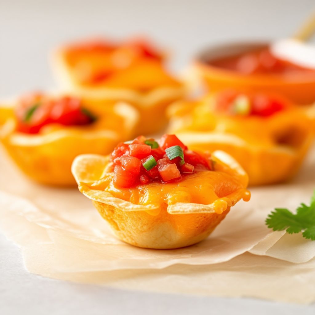 Bocconcini di Tortilla al Formaggio con Salsa