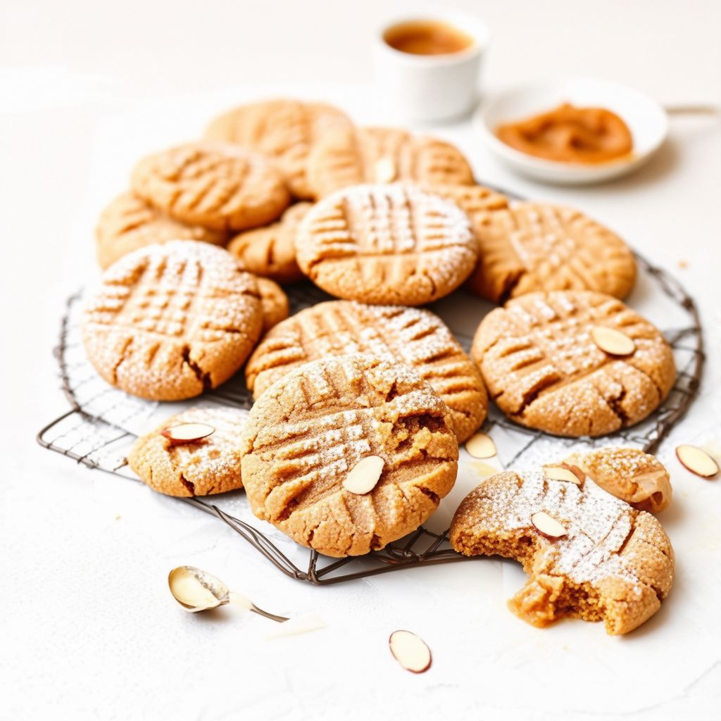 Chewy Almond Butter Cookies