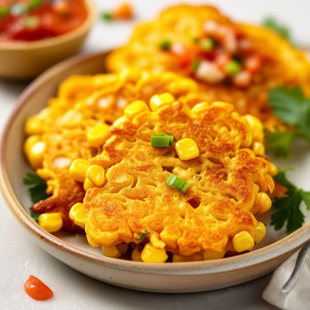 Golden Corn Fritters with a Zesty Twist