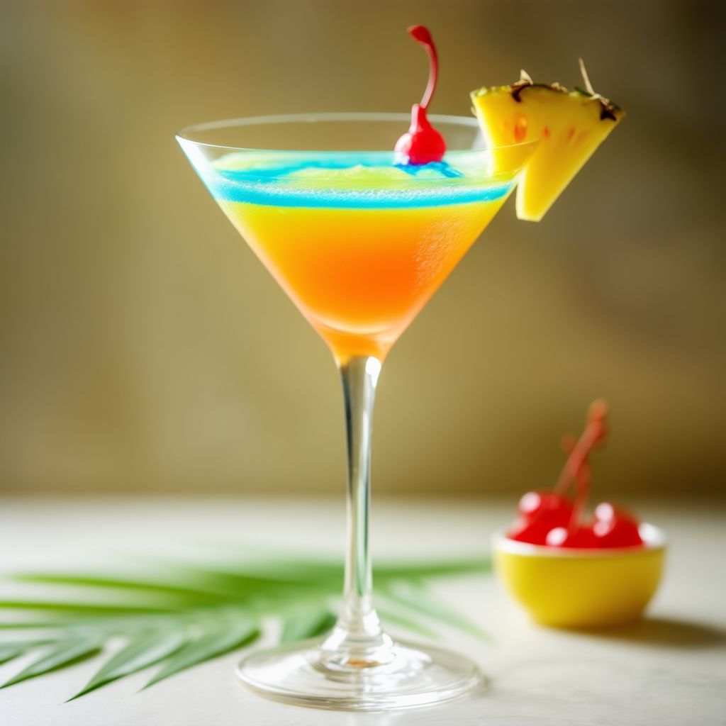 Tropical Sunset Martini