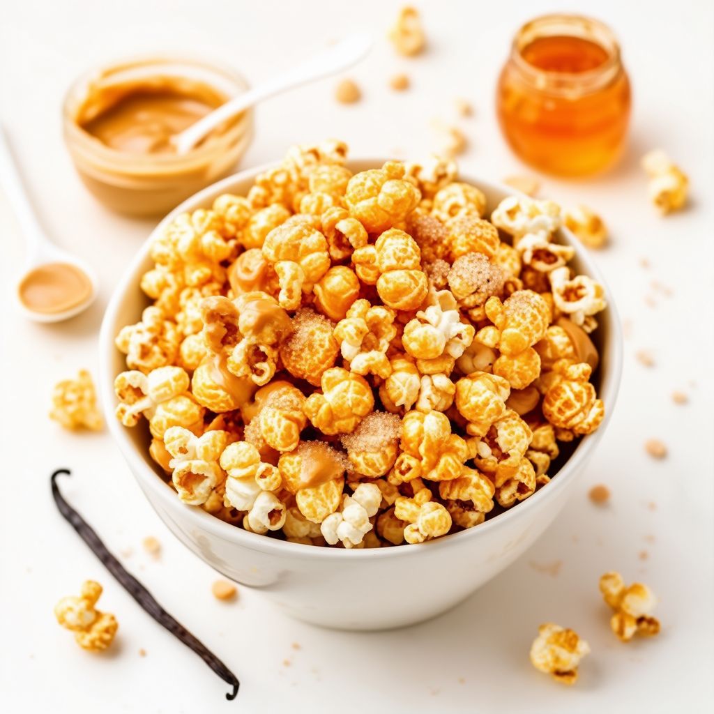Honey Peanut Butter Popcorn Delight