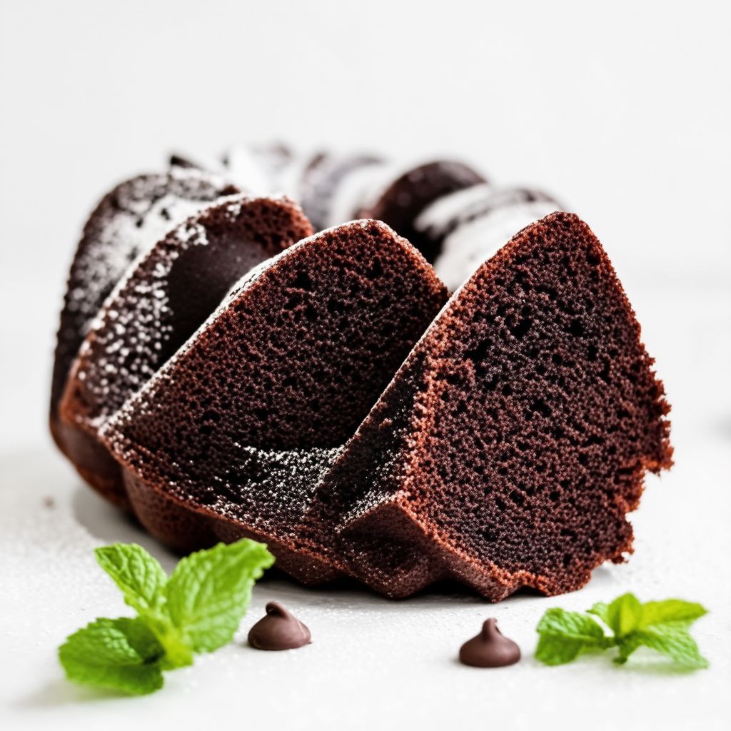 Torta Bundt al Cioccolato e Menta Decadente