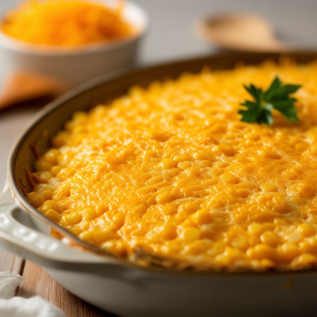 Goldene Maisauflauf