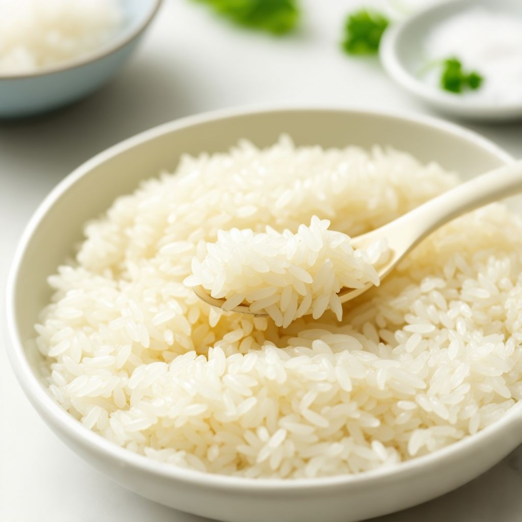 Savory Sticky Rice with a Hint of Garlic