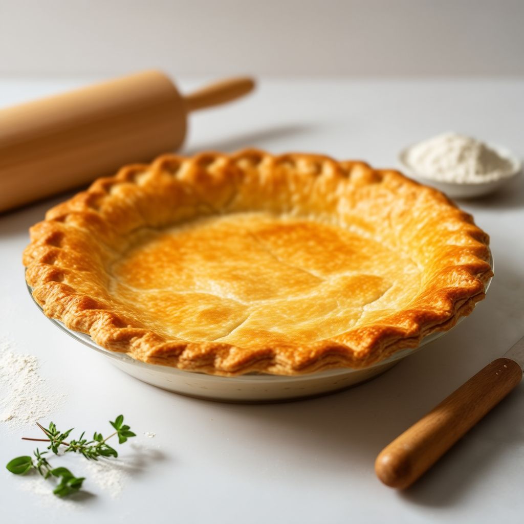 Enhanced Flaky Pie Crust with Tips