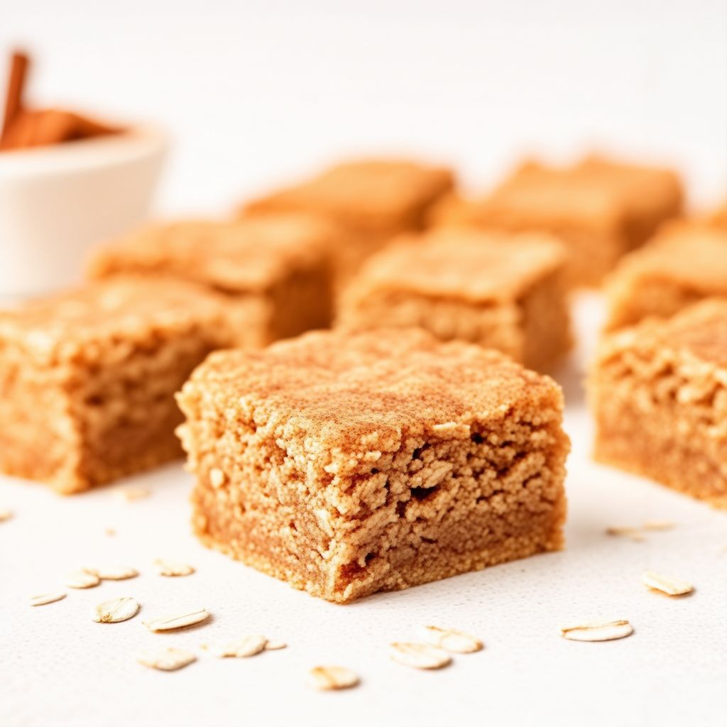 Chewy Cinnamon Oatmeal Squares