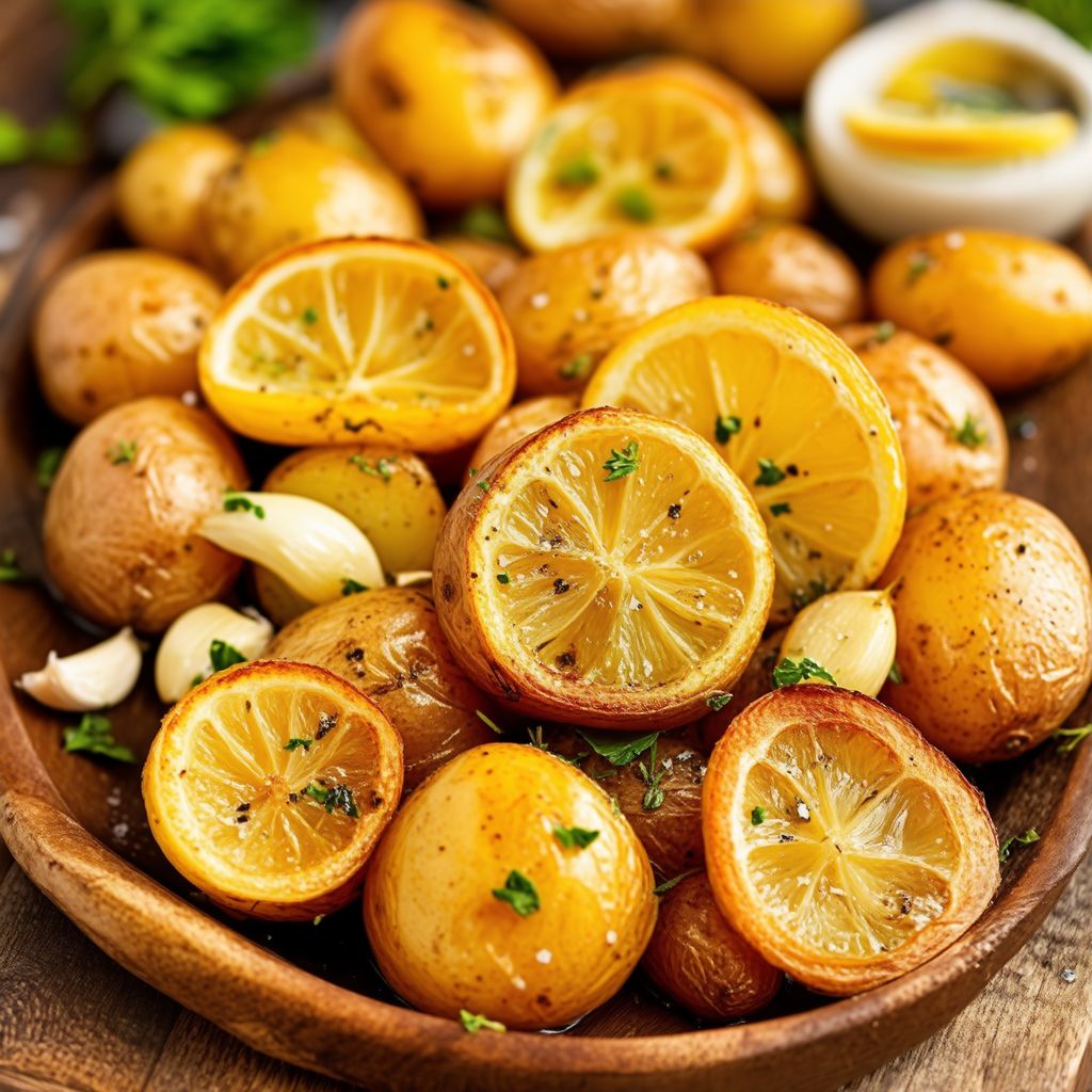 Zesty Lemon Herb Roasted Potatoes