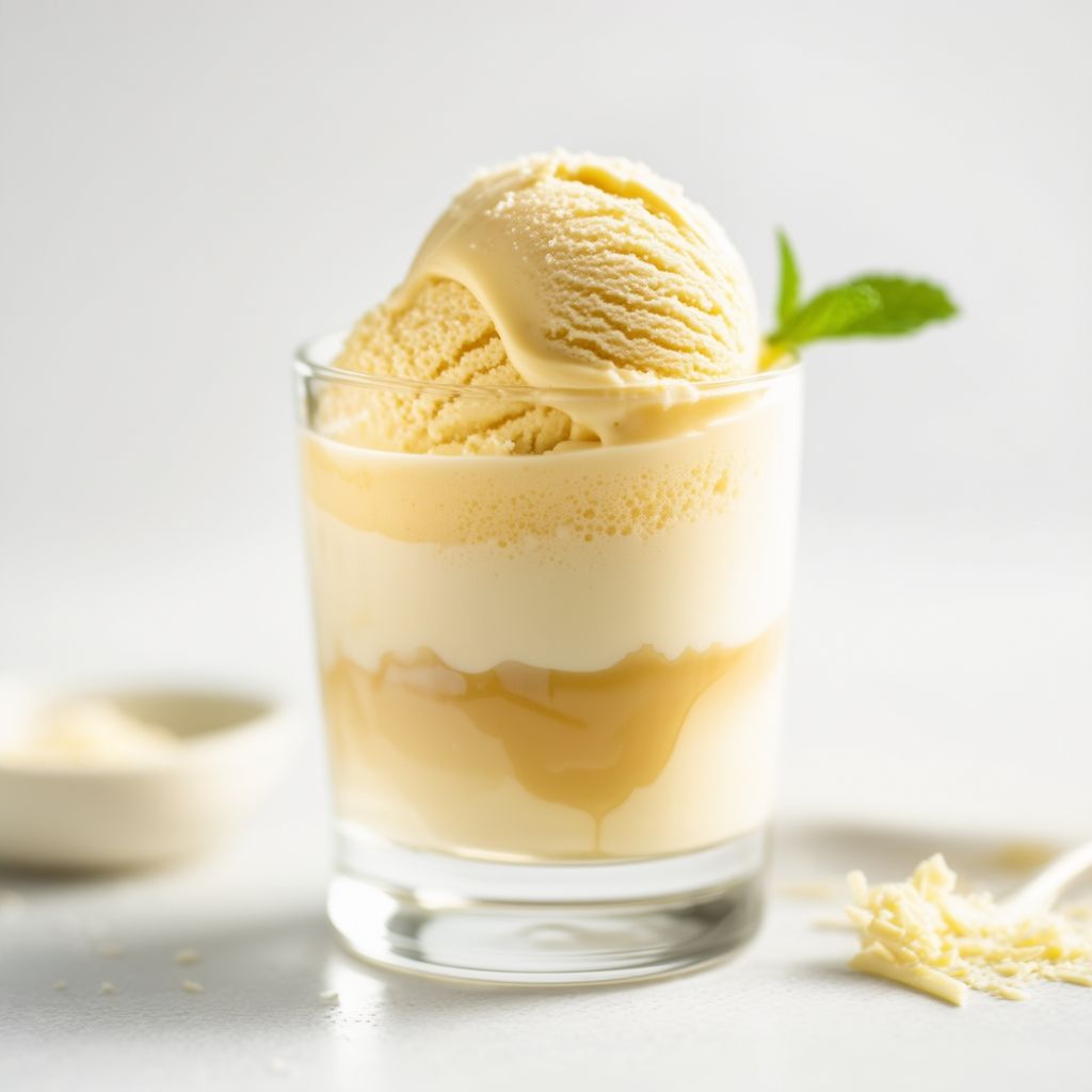 Cremige Vanille-Brandy-Delikatesse