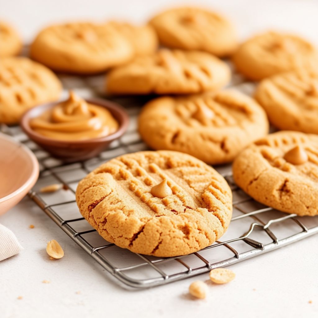 Biscotti Chewy al Burro di Arachidi