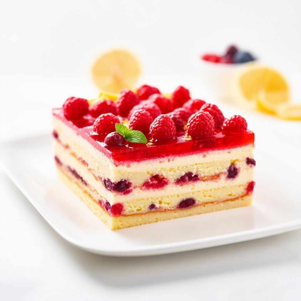 Torta Deliziosa al Limone e Frutti di Bosco
