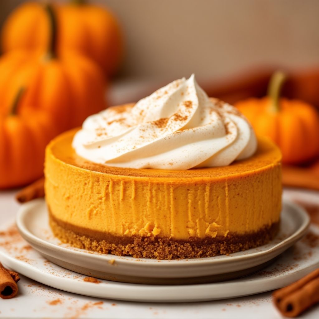 Creamy Pumpkin Spice Cheesecake Delight