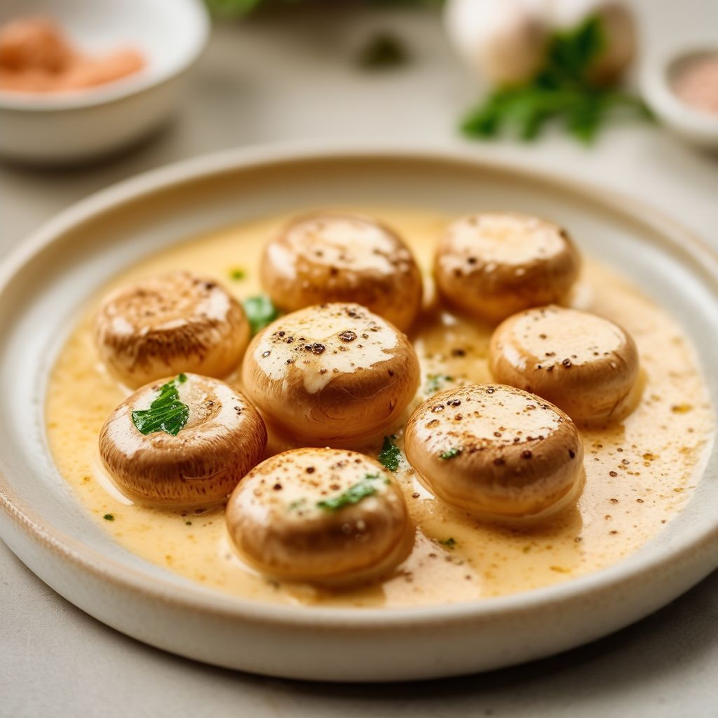 Funghi Cremosi al Burro e Aglio