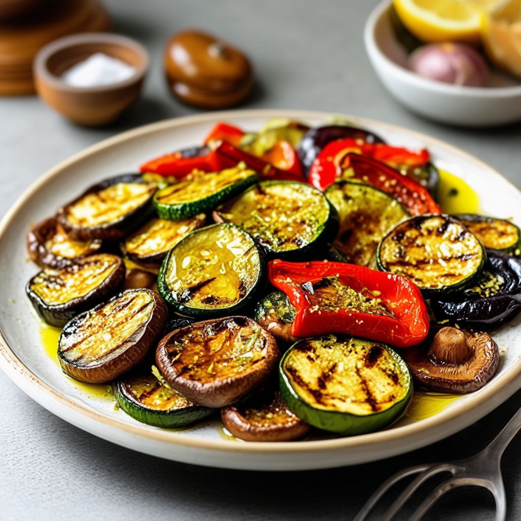 Würzige Gegrillte Gemüse-Mischung