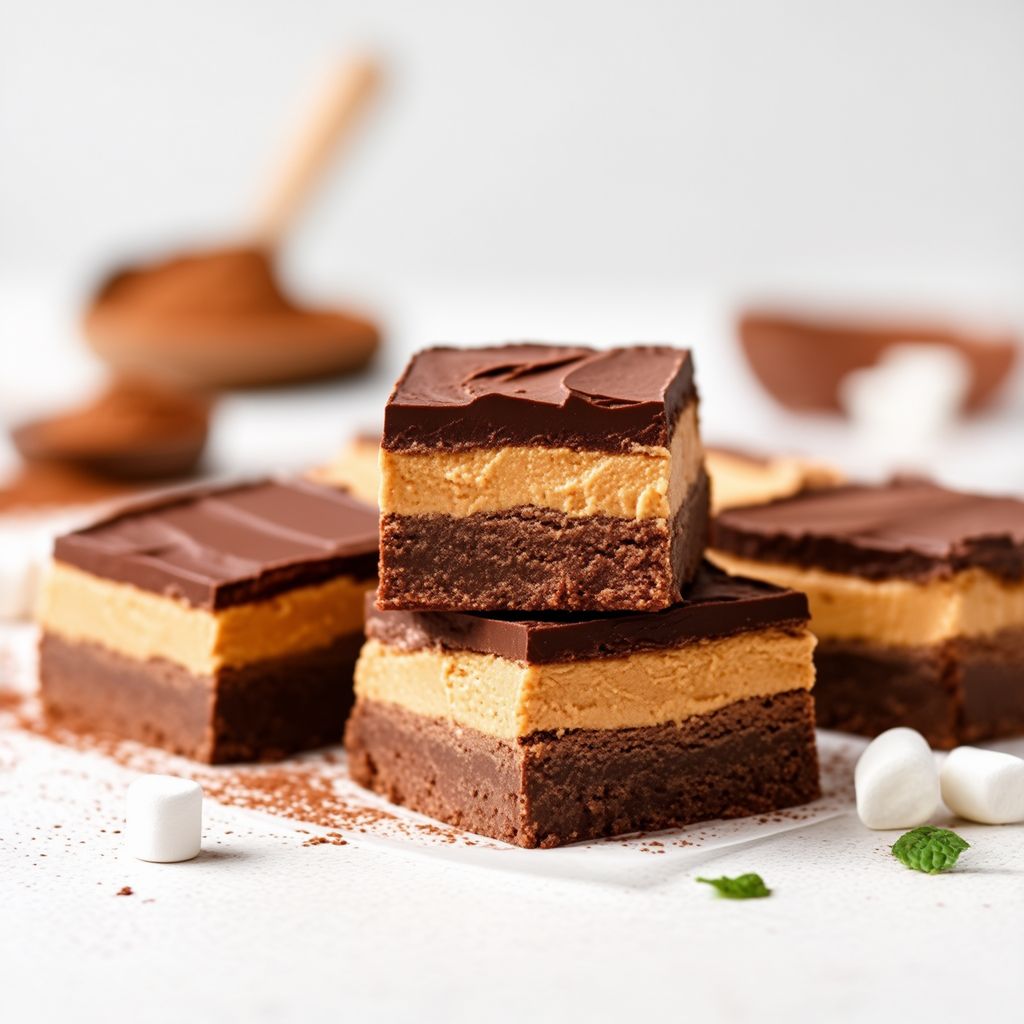Barrette di Cioccolato e Burro di Arachidi Decadenti