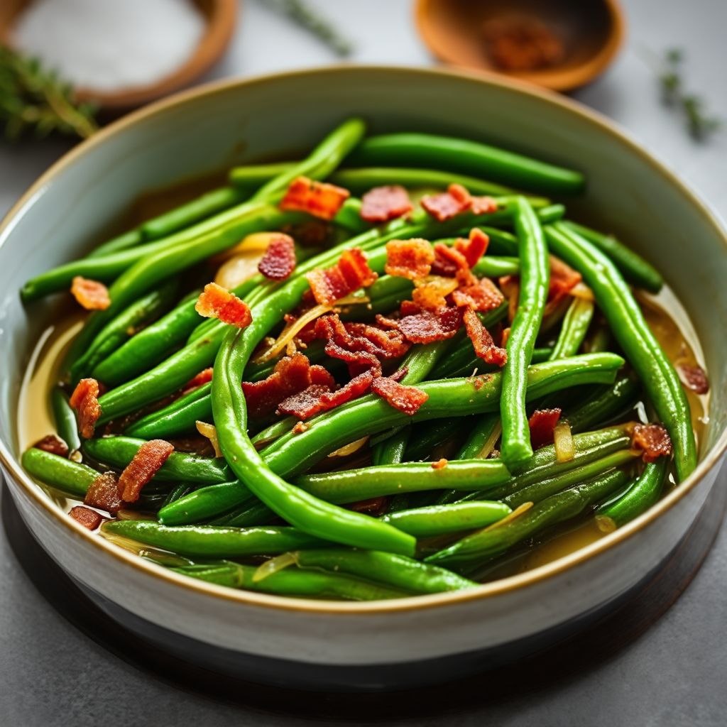 Slow-Cooked Savory Green Beans