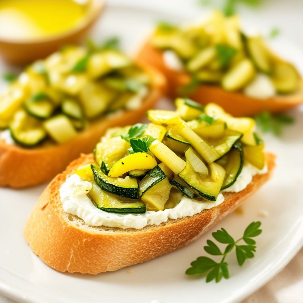 Bruschetta Salata di Zucchine