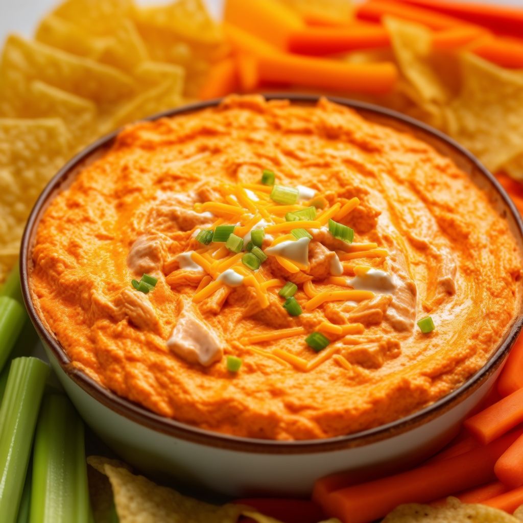 Würziger Buffalo-Hühnchen-Dip