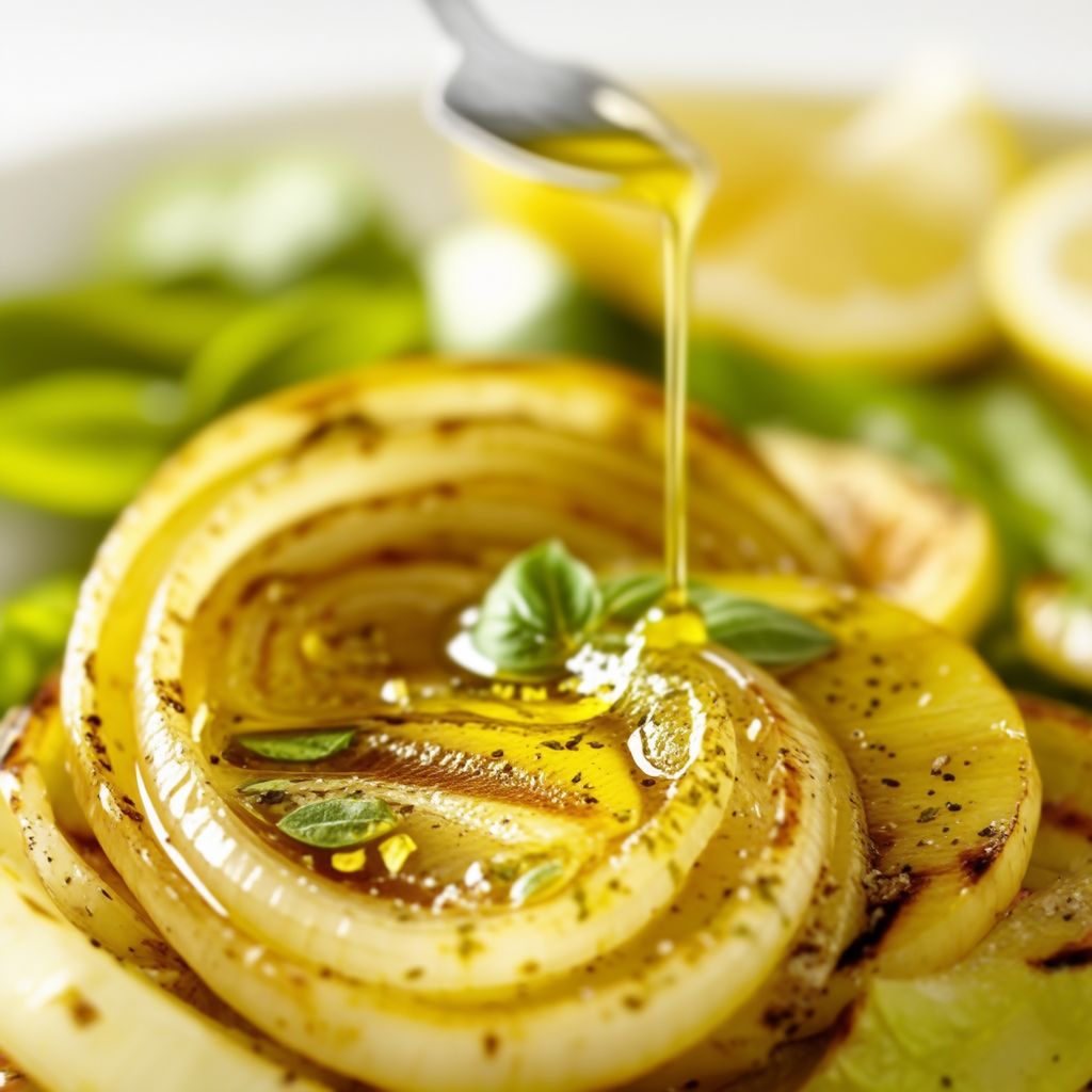 Gegrillte Zwiebel-Kräuter-Vinaigrette